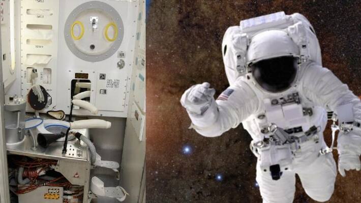 Astronauts are depending on diapers as to space toilet stopped functioning Astronauts are depending on diapers as to space toilet stopped functioning