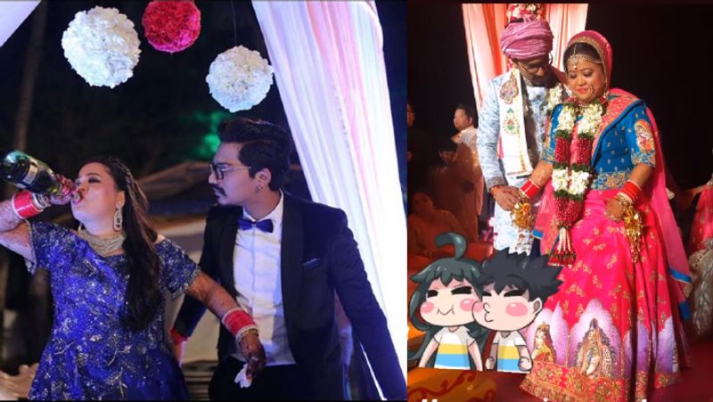 Comedian Bharti Singh Second Marriage Anniversary see mehandi ceremony photos
