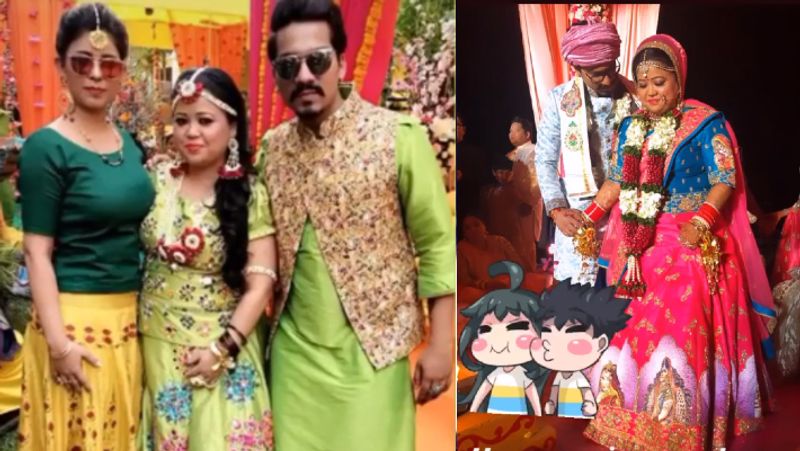 Comedian Bharti Singh Second Marriage Anniversary see mehandi ceremony photos