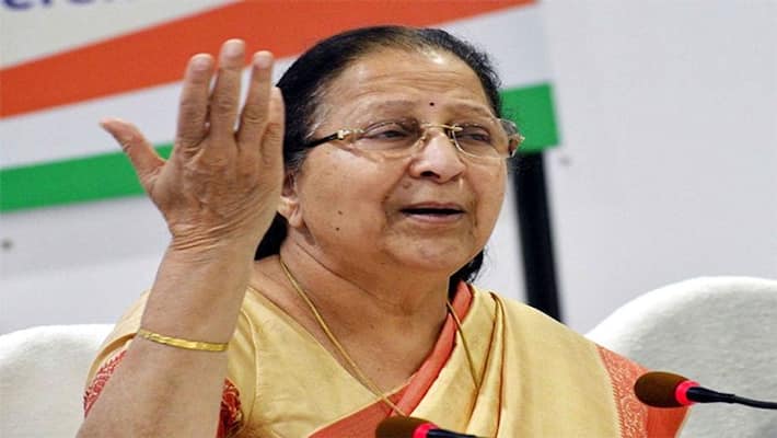 Sumitra Mahajan said she could not raise the issue in her government Sumitra Mahajan said she could not raise the issue in her government