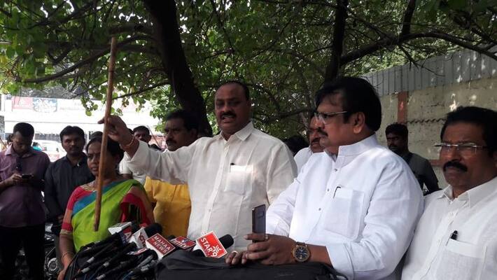 Tdlp deputy leader Achenaidu meets Andhra pradesh Governor Tdlp deputy leader Achenaidu meets Andhra pradesh Governor
