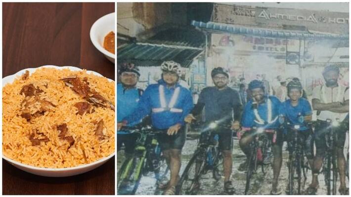 12 youngsters travelled from chennai to vaniyampadi to have briyani that too by cycle 12 youngsters travelled from chennai to vaniyampadi to have briyani that too by cycle