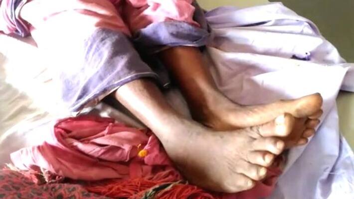 TMC cadres throws urine at old woman in West Midnapore TMC cadres throws urine at old woman in West Midnapore