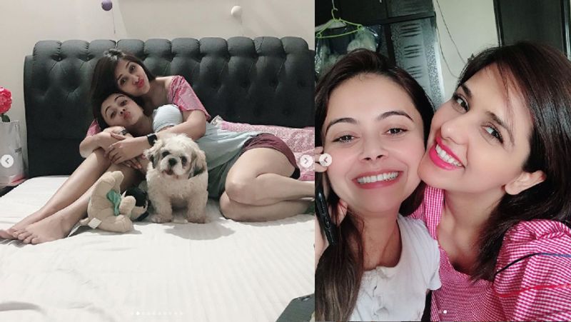 Bigg Boss 13 dalljiet kaur Recently Met Devoleena Bhattacharjee And Wishes for her to Recover speedy