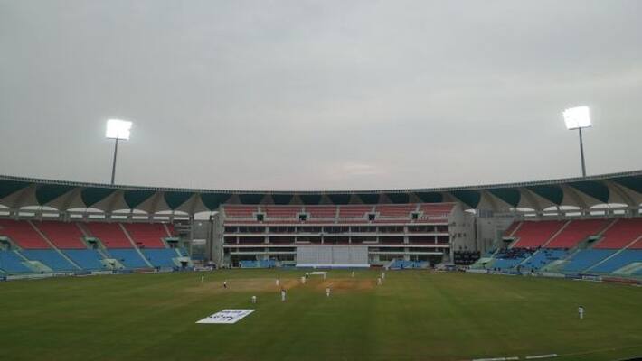 Ranji Trophy Rain Spoilsport Karnataka vs Railways match on day 2 Ranji Trophy Rain Spoilsport Karnataka vs Railways match on day 2