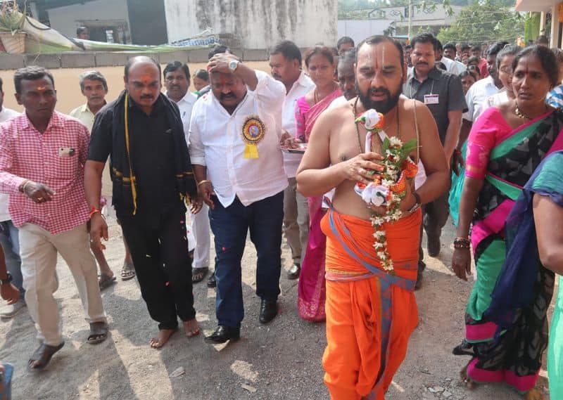 minister gangula kamalakar inaugurates ambedkar community hall at karimnagar