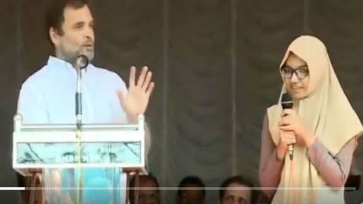Class 12 Kerala girl translated Rahul Gandhis speech Class 12 Kerala girl translated Rahul Gandhis speech