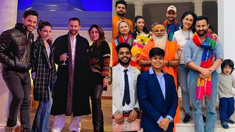 kareena kapoor saif ali khan with son taimur and family enjoy in Pataudi palace KPJ