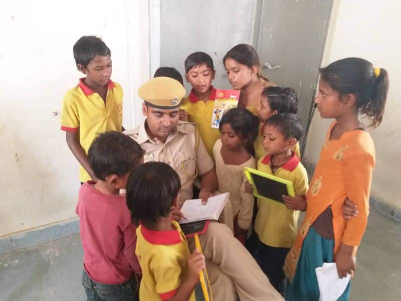 Apni Pathshala school by a cop