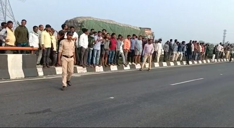 hyderabad encounter four accused bodies collected from the spot see pics