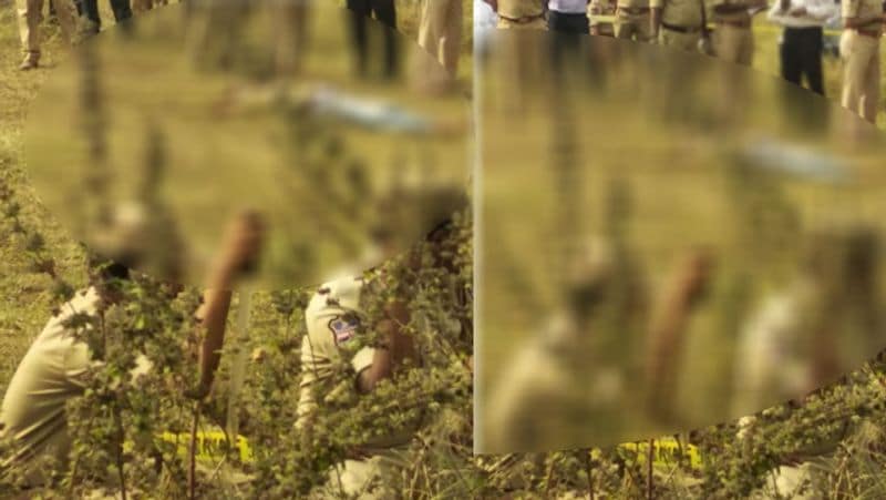 hyderabad encounter four accused bodies collected from the spot see pics