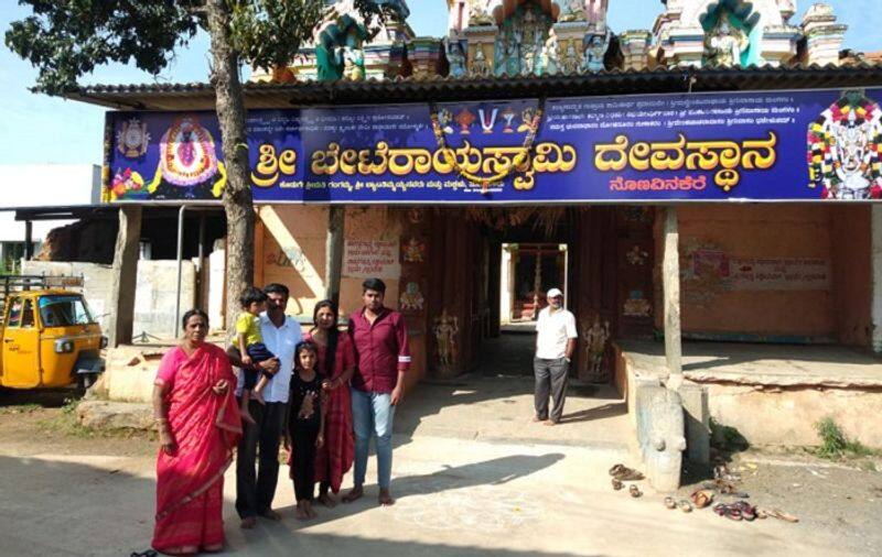 Hunsur byelection bjp candidate vishwanath visits Shirdi temple in Maharashtra