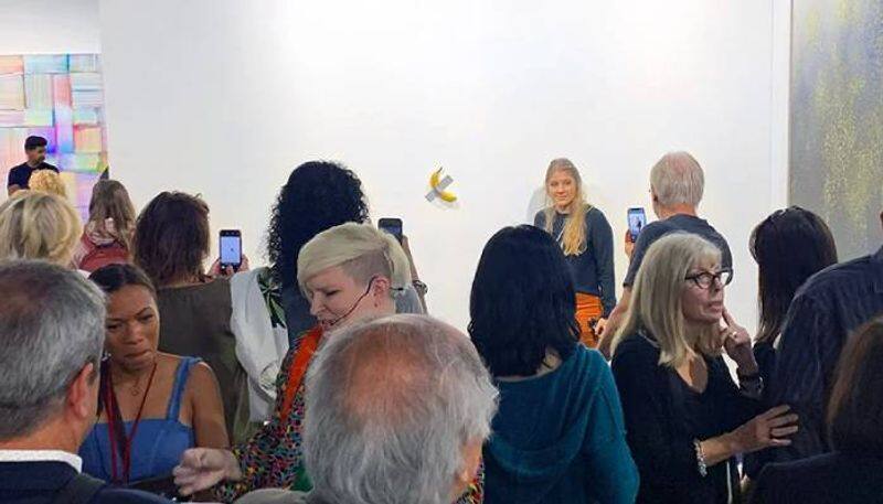 banana taped in wall sold for 85 lakh rupees at art basel in miami