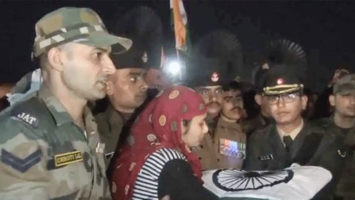 churu martyr kamal kumar funeral today salute to the martyrdom died in avalanche in jammu kashmir