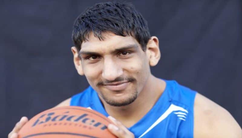 NBA player Satnam Singh join farmers protest on the day he was banned for doping