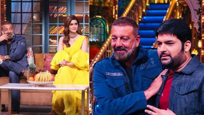 Panipat Starcast Sanjay Dutt kriti Senon in the kapil Sharma Show Shared his Childhood Stories KPY