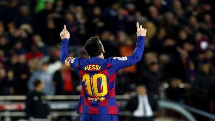 Messi celibates Ballon De Or with a hat trick in La Liga Messi celibates Ballon De Or with a hat trick in La Liga