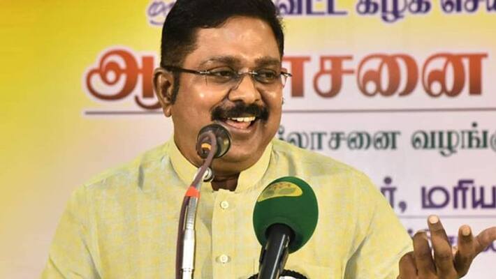 TTV Dhinakaran retaliates for CV Shanmugam TTV Dhinakaran retaliates for CV Shanmugam
