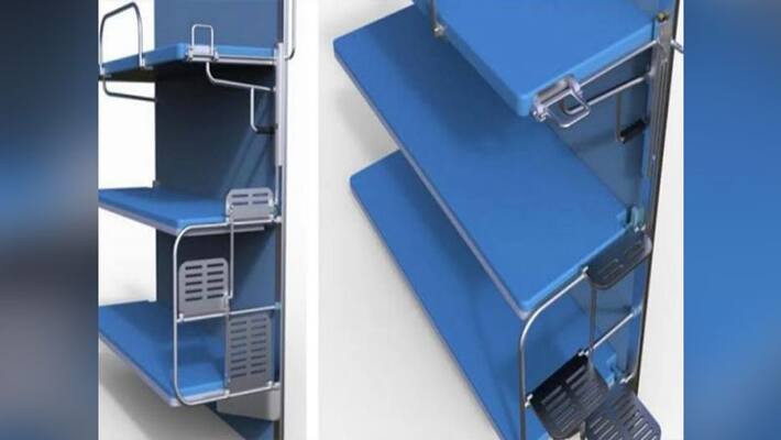 Iit Kanpur team build foldable ladder to reach upper berth of train kph Iit Kanpur team build foldable ladder to reach upper berth of train kph