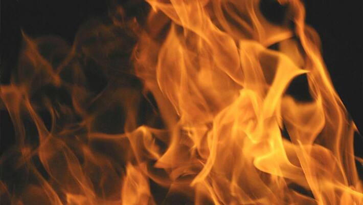 jewellery was on fire at aroor jewellery was on fire at aroor