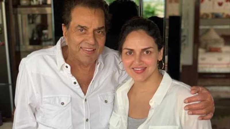 Dharmendra celebrate birthday with hema malini and grand daughter KPJ