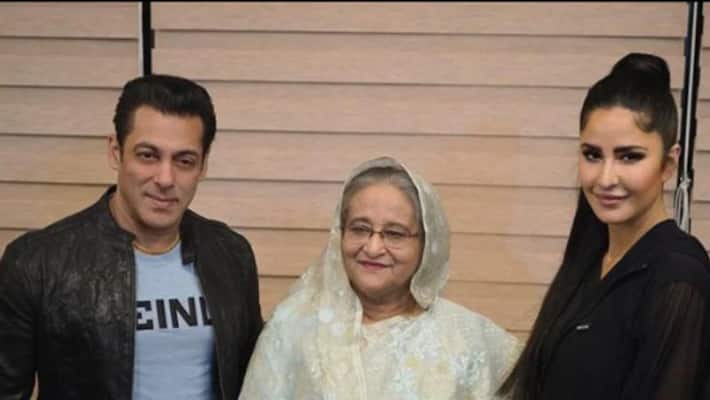 Salman Khan, Katrina Kaif meet Bangladesh PM Sheikh Hasina Salman Khan, Katrina Kaif meet Bangladesh PM Sheikh Hasina