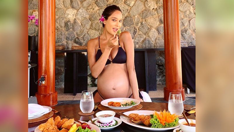 lisa haydon flaunts her baby bump share photos KPJ