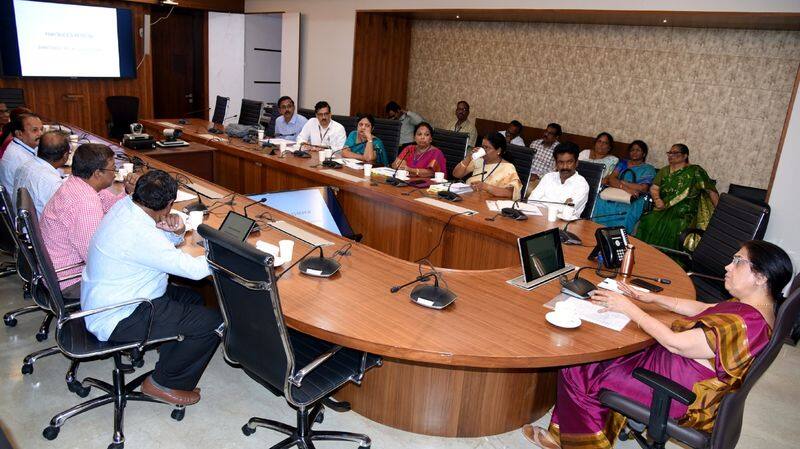 ap cs neelam sahni review meeting women reservation on nominated posts