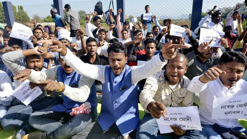 protest against Citizenship Amendment Bill in northeast including assam tripura arunachal pradesh kpt