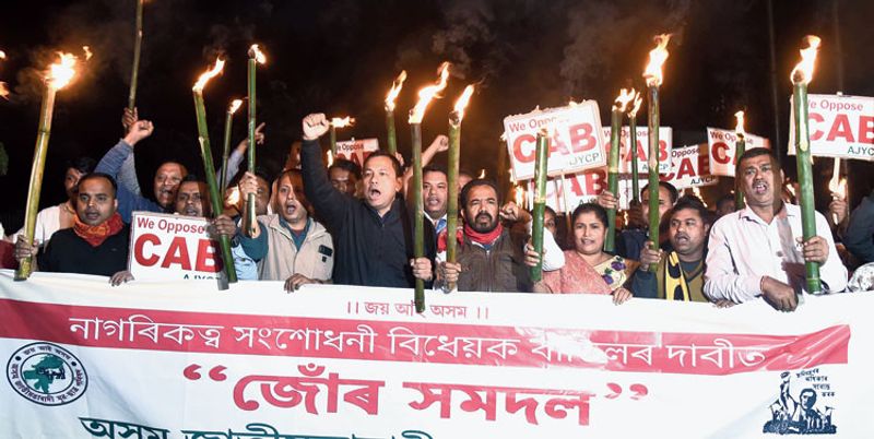 protest against Citizenship Amendment Bill in northeast including assam tripura arunachal pradesh kpt