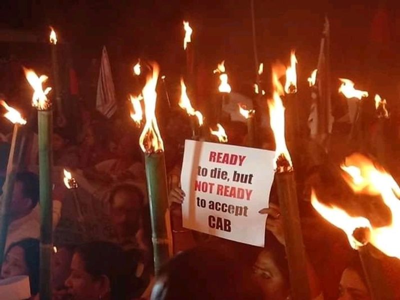 protest against Citizenship Amendment Bill in northeast including assam tripura arunachal pradesh kpt