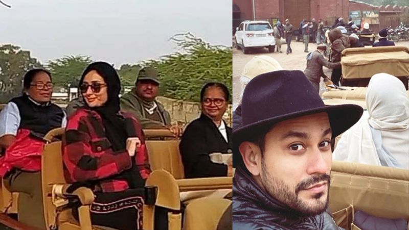 Saif Ali Khan Kareena Kapoor celebrate Sharmila Tagore birthday at Ranthambore KPJ
