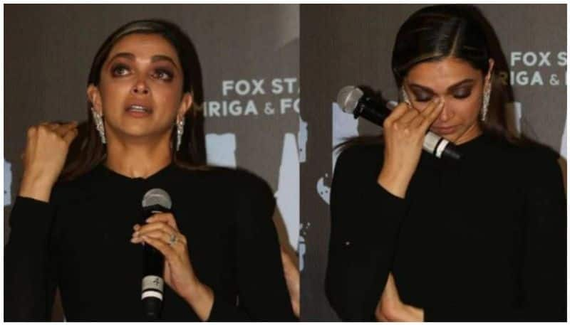 Chhapaak trailer launch: Deepika Padukone breaks down, asks Meghna Gulzar to carry on