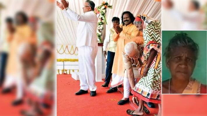 Prime Minister Narendra Modi gifted slippers to Ratnibai, know emotional story kpa Prime Minister Narendra Modi gifted slippers to Ratnibai, know emotional story kpa
