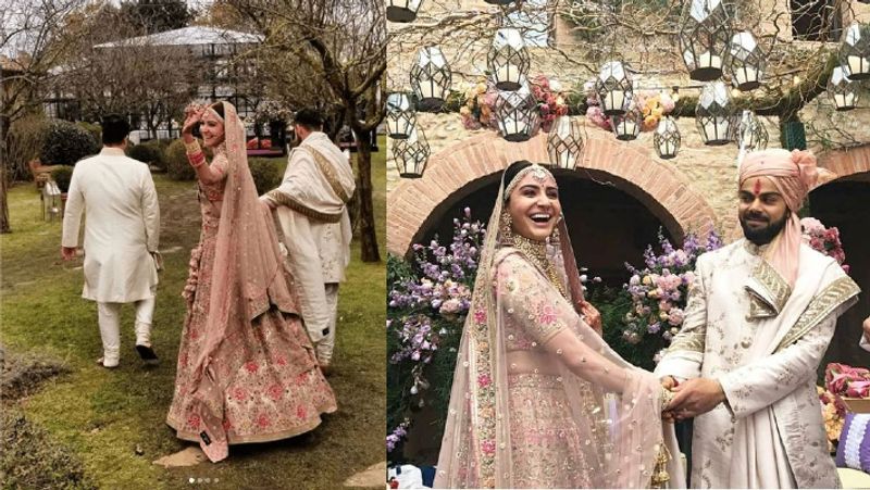 Anushka Sharma And Virat Kohli Second Wedding Anniversary See Mehandi Ceremony To Wedding photos KPY