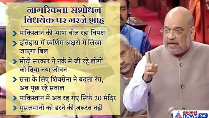CAB: Amit Shah gave such answers one by one on every opposition's question in 9 hours of discussion KPb CAB: Amit Shah gave such answers one by one on every opposition's question in 9 hours of discussion KPb