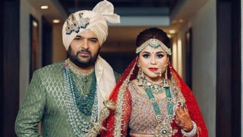 Kapil Sharma Becomes newly Father of a Baby Girl cut cake And celebrated on first Wedding Anniversary KPY