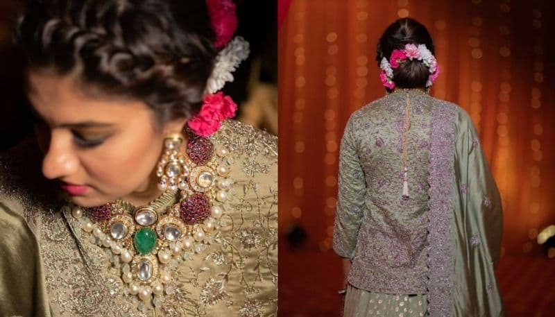 anam is the beautiful bride and Sania Mirza is the bridesmaid in sharara set