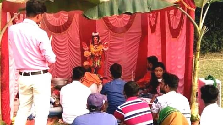 Job seekers went for narad muni puja to get jobs in Nadia Job seekers went for narad muni puja to get jobs in Nadia