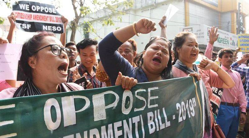 Citizenship Amendment Bill Tripura protest
