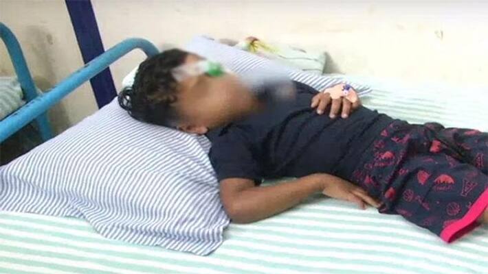 A LKG student lost his eye light in kerla kps A LKG student lost his eye light in kerla kps