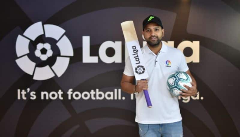 Rohit sharma named la liga football brand ambassador for India