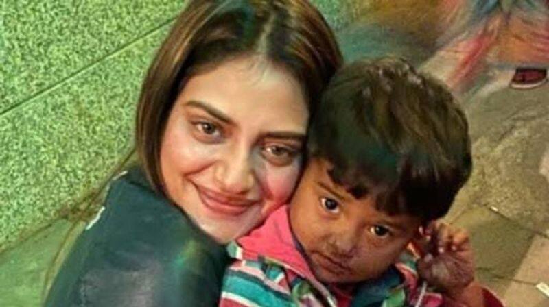 mla and actress nusrath jahan expose her love with child