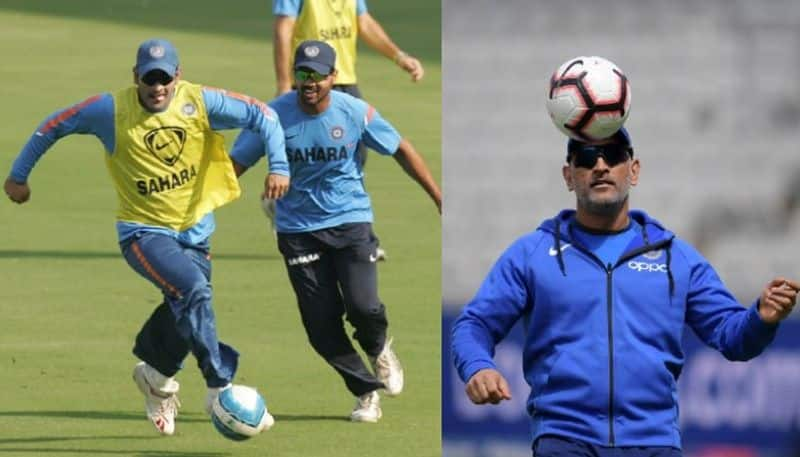 MS Dhoni is number one football player in Indian team', says Rohit