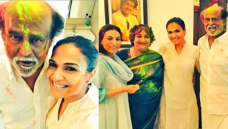 Rajinikanth Daughter Aishwarya and Soundarya Wishesh Birthday to her Father KPG