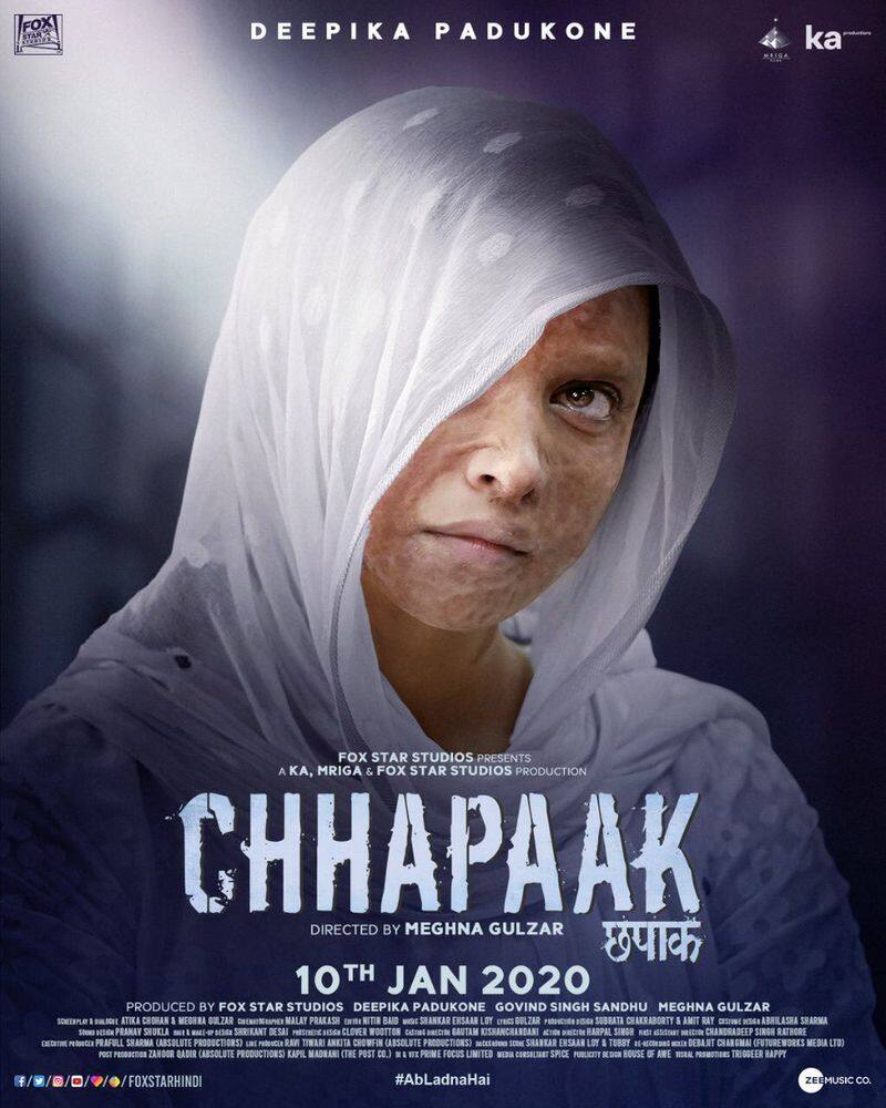 Bollywood Actress Deepika Padukone Cry in Chhapaak Trailer Release
