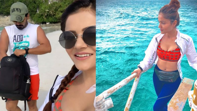 shakti astitva ke ehsaas ki actress rubina dilaik enjoys vacation with husband KPJ