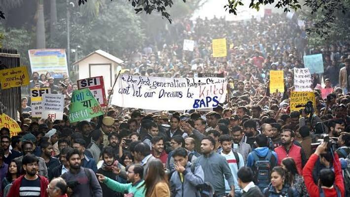 JNU does not have any information about agitated students kpm JNU does not have any information about agitated students kpm
