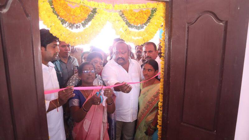 Ministers Gangula Kamalakar Inaugurate woman welfare building
