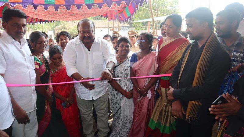 Ministers Gangula Kamalakar Inaugurate woman welfare building